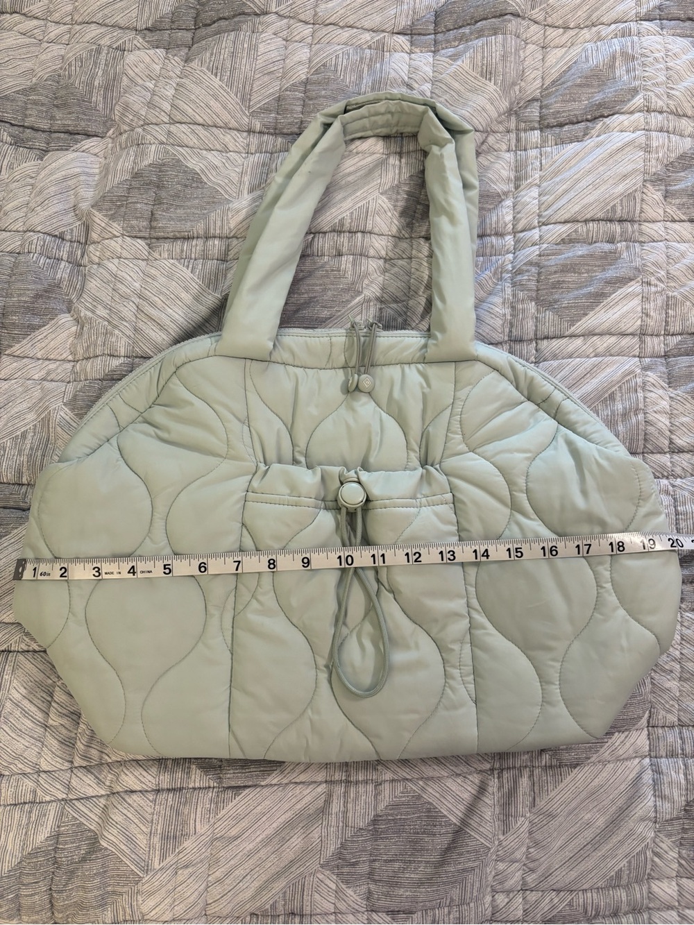 Vera Bradley Featherweight Tote Bag in Cool Mint - Picture 5 of 11